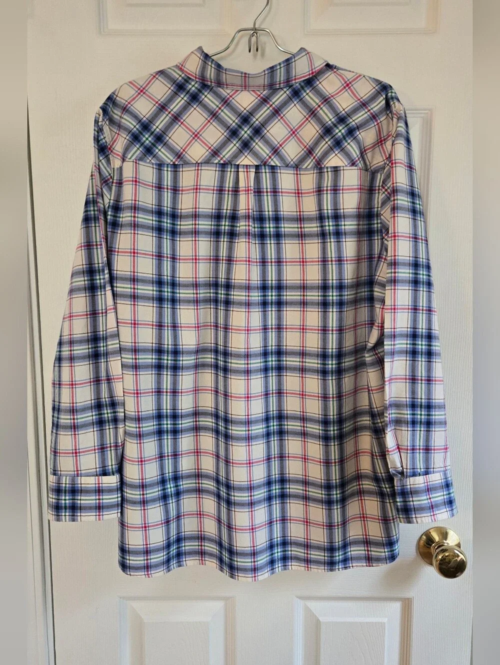 Talbots Plaid Shirt 2X - Picture 3 of 8